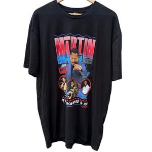 Martin Lawrence Y'all Know What It Is comedy Tour 2024 Black shirt Size XL